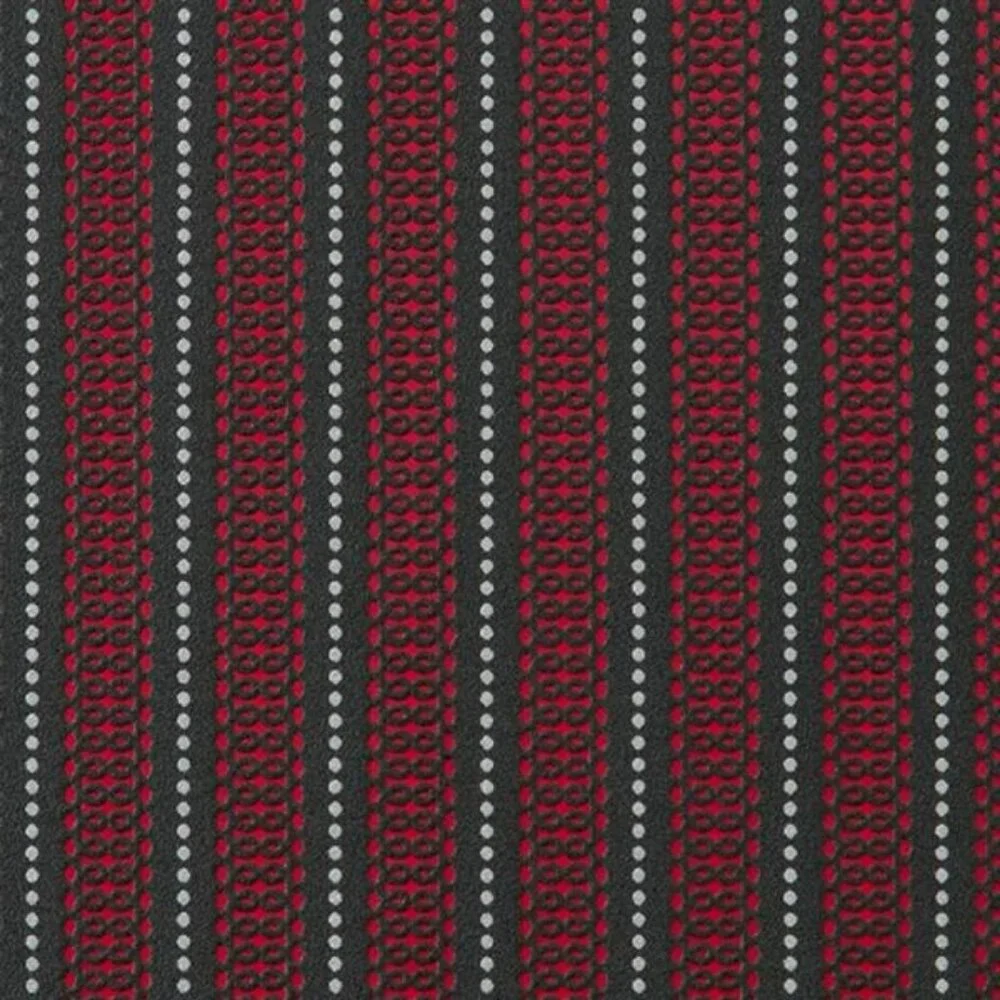 New Walls Republic Allure Red Black Stripe Wallpaper R1788 Bold Luxury Classic